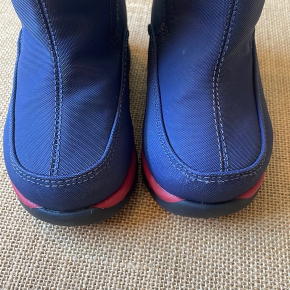 Lands End Navy and Red snow boots - Picture 5 of 11